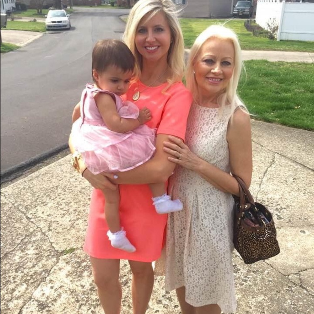 Felicity and Coco bright orange coral dress XS